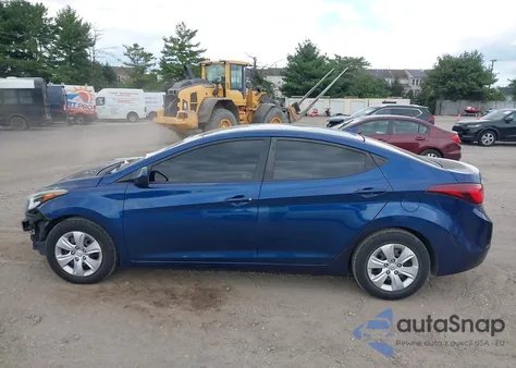 2016 Hyundai Elantra Se из США, поврежденный, VIN 5NPDH4AE7GH783214